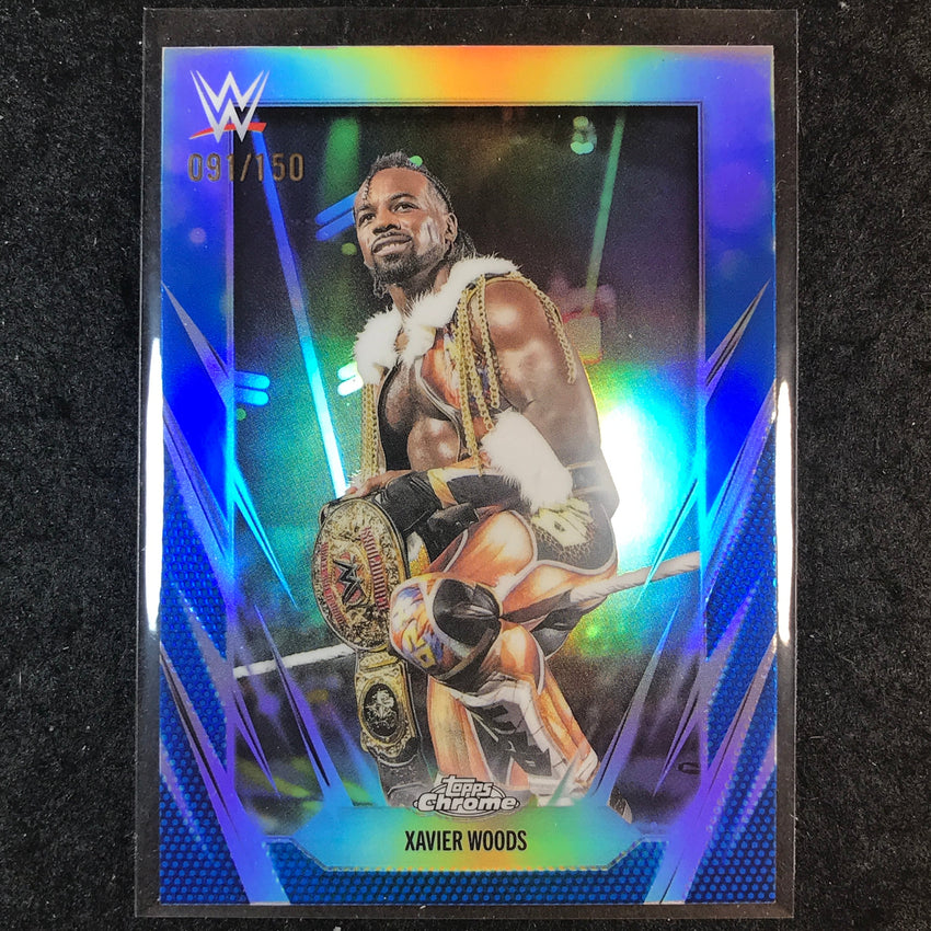 2026 Topps Chrome WWE XAVIER WOODS Base Blue 91/150 #192