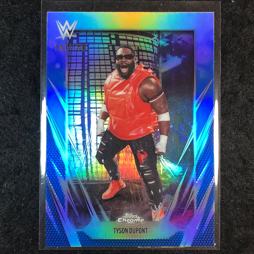 2026 Topps Chrome WWE TYSON DUPONT Base Blue 141/150 #199
