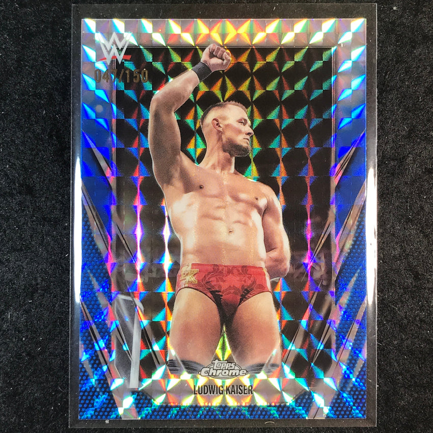 2026 Topps Chrome WWE LUDWIG KAISER Base Blue Geometric 47/150 #12
