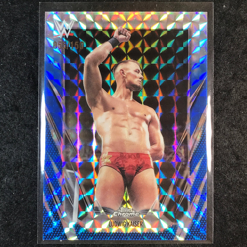 2026 Topps Chrome WWE LUDWIG KAISER Base Blue Geometric 55/150 #12