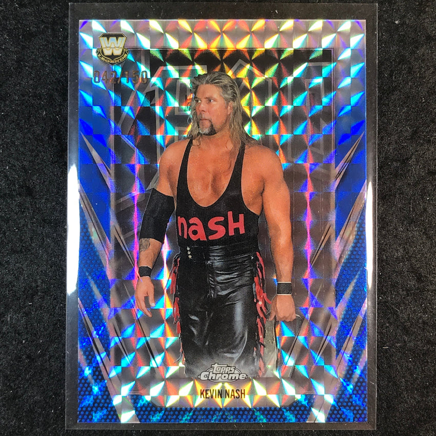 2026 Topps Chrome WWE KEVIN NASH Base Blue Geometric 42/150 #24