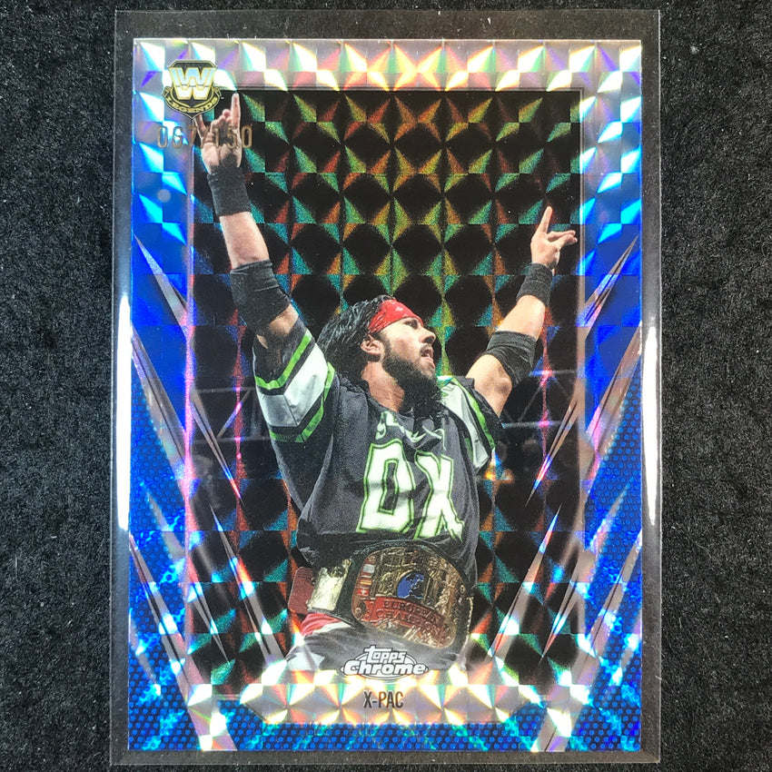 2026 Topps Chrome WWE X-PAC Base Blue Geometric 67/150 #42