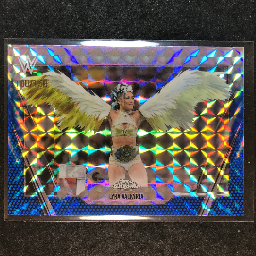 2026 Topps Chrome WWE LYRA VALKYRIA Base Blue Geometric 100/150 #68