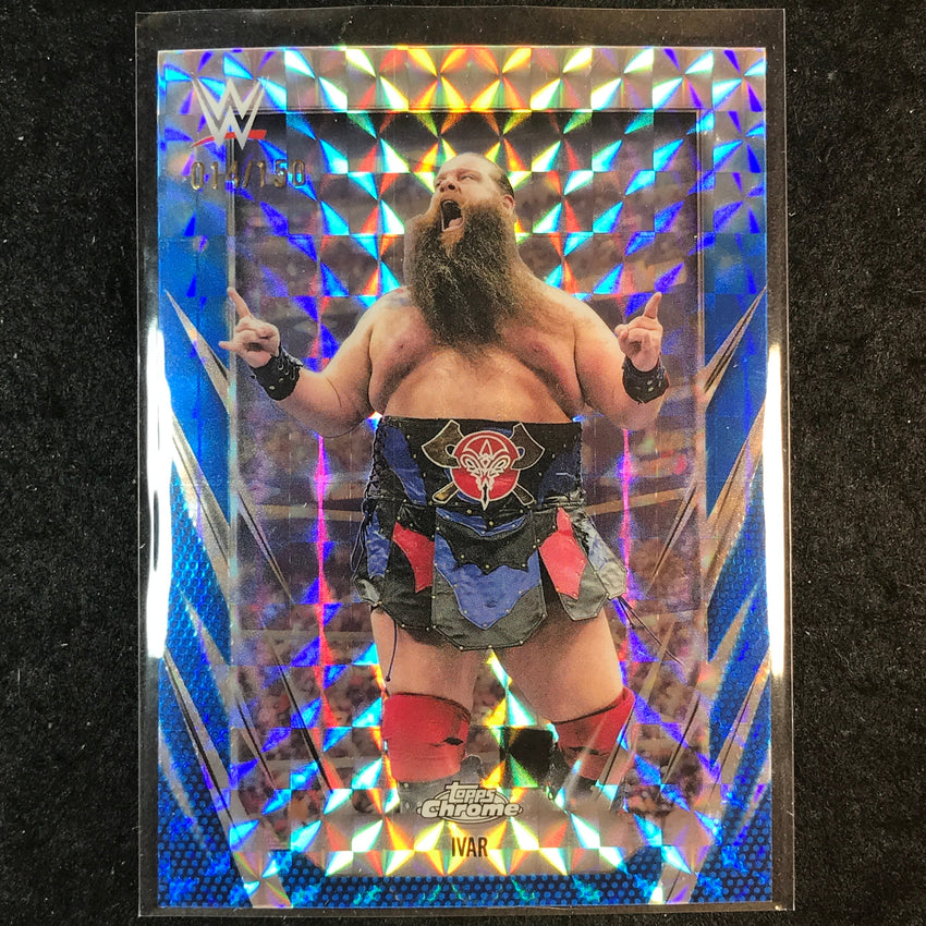 2026 Topps Chrome WWE IVAR Base Blue Geometric 14/150 #111