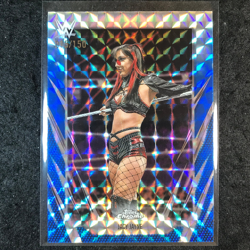 2026 Topps Chrome WWE JACY JANE Base Blue Geometric 15/150 #161