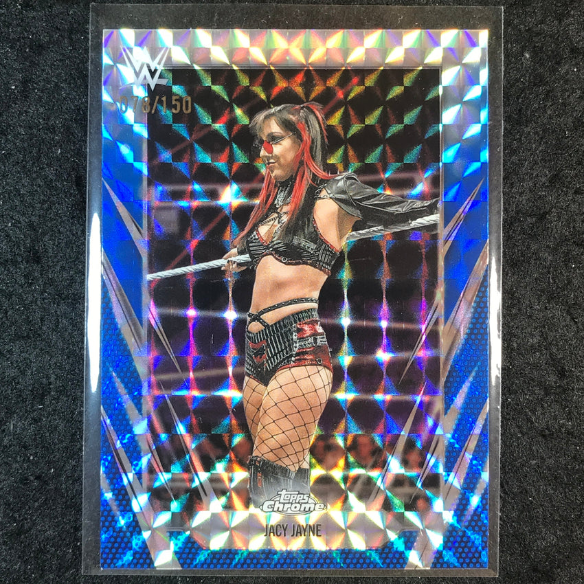2026 Topps Chrome WWE JACY JANE Base Blue Geometric 78/150 #161