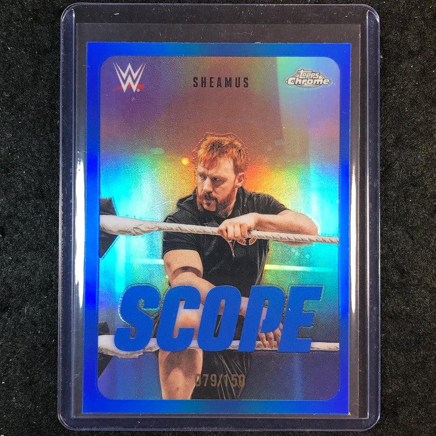 2026 Topps Chrome WWE SHEAMUS Scope Blue 79/150 #22