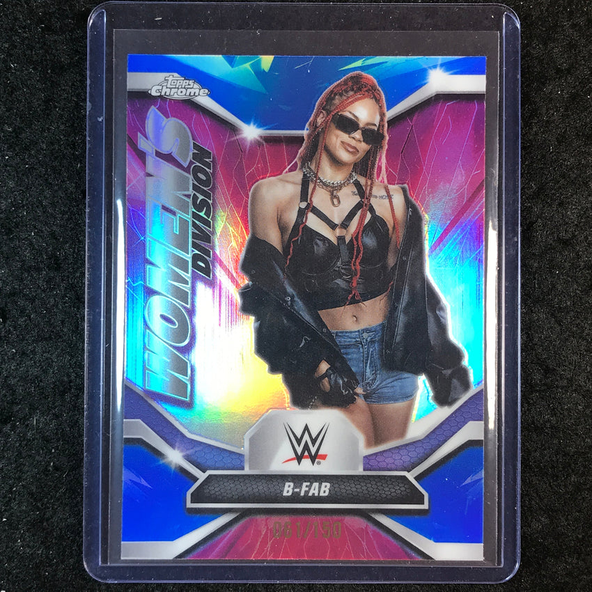 2026 Topps Chrome WWE B-FAB Women's Division Blue 61/150 #35