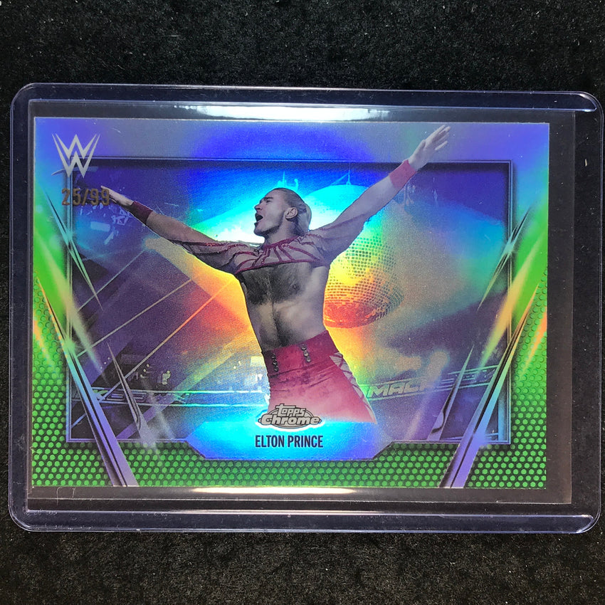 2026 Topps Chrome WWE ELTON PRINCE Base Green 25/99 #81