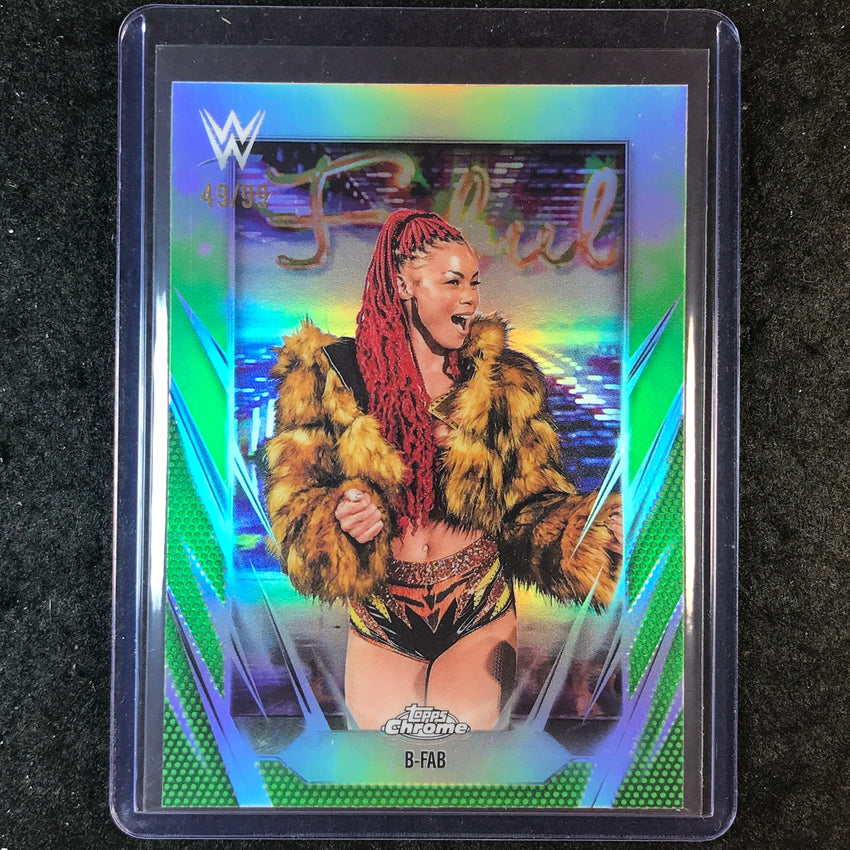 2026 Topps Chrome WWE B-FAB Base Green 49/99 #143