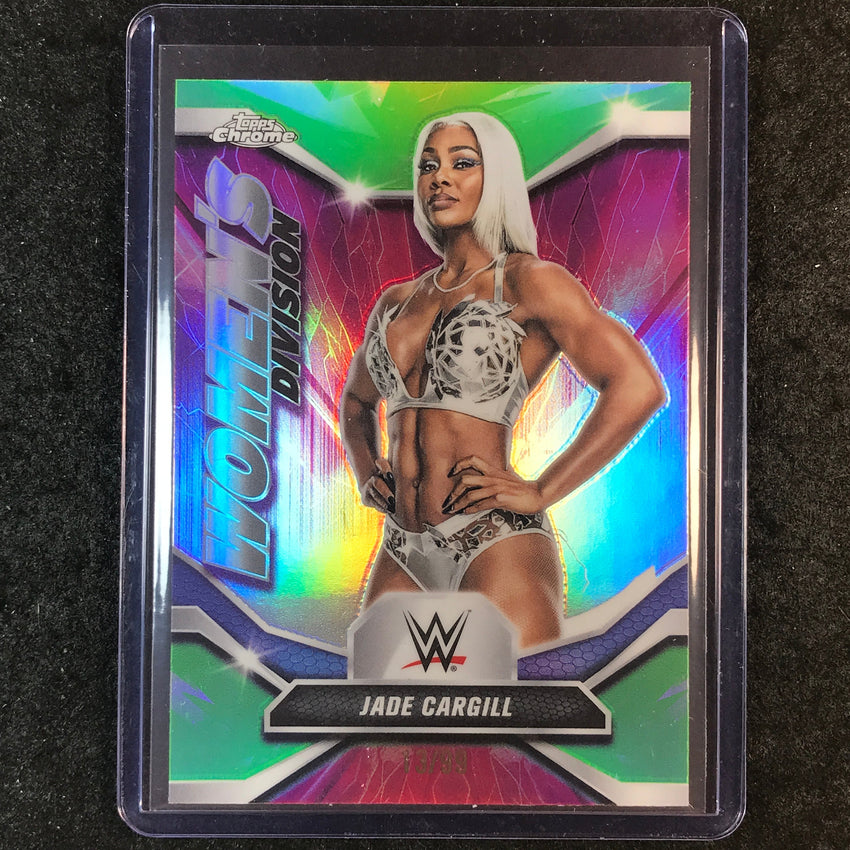 2026 Topps Chrome WWE JADE CARGILL Women's Division Green 13/99 #26