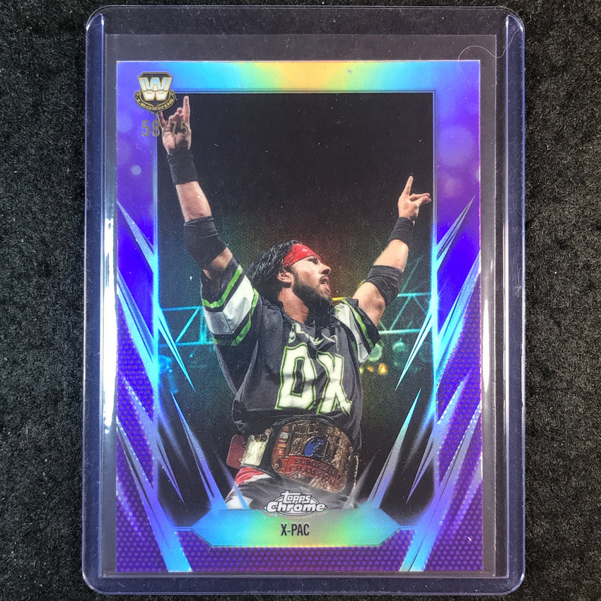 2026 Topps Chrome WWE X-PAC Base Purple 58/75 #42