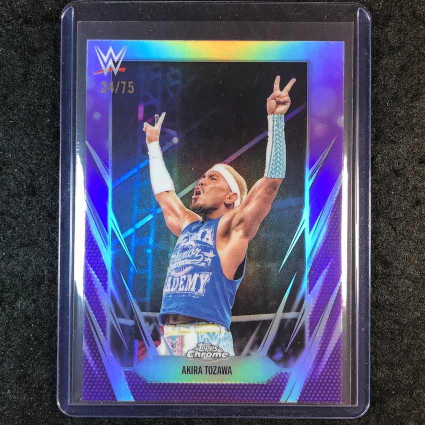 2026 Topps Chrome WWE AKIRA TOZAWA Base Purple 24/75 #88