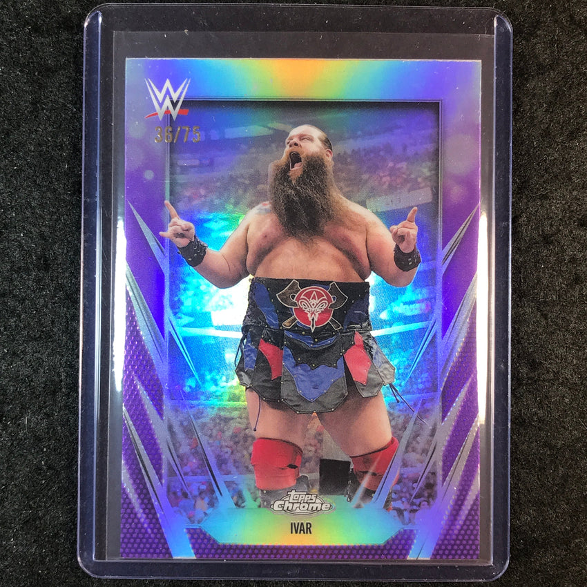 2026 Topps Chrome WWE IVAR Base Purple 36/75 #111