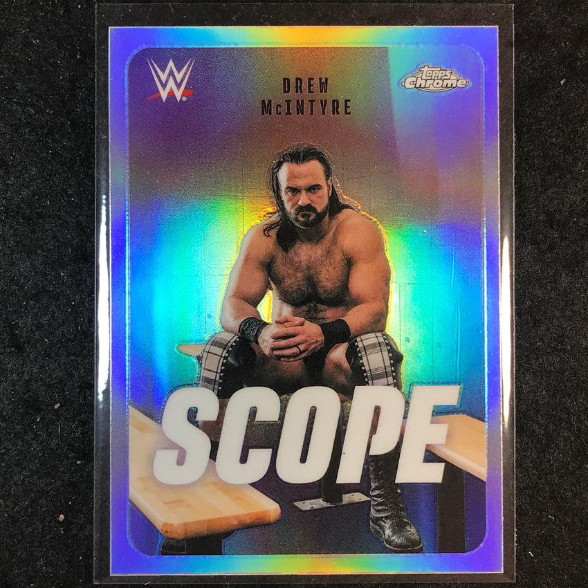 2026 Topps Chrome WWE DREW MCINTYRE Scope Refractor #SCO-4