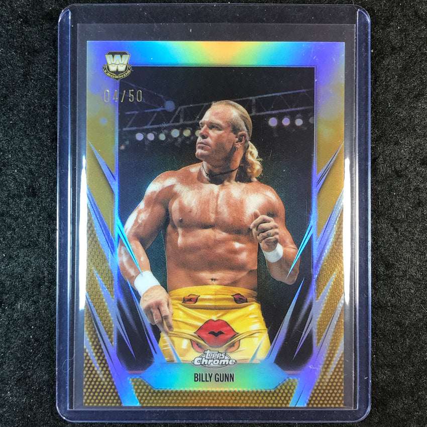 2026 Topps Chrome WWE BILLY GUNN Base Gold 4/50 #22