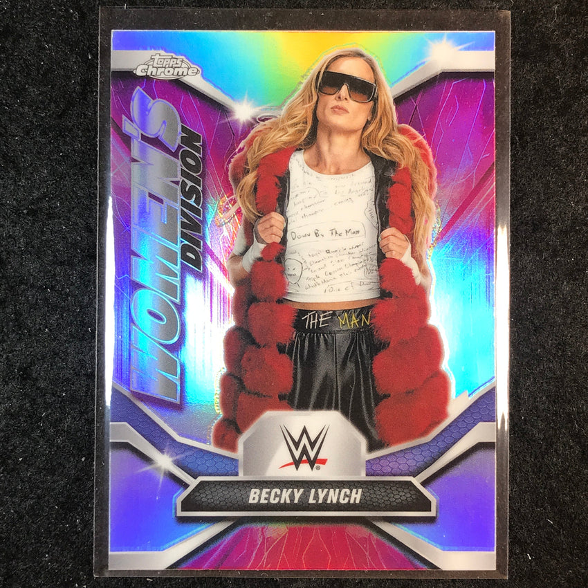2026 Topps Chrome WWE BECKY LYNCH Women's Division Refractor #WDV-9