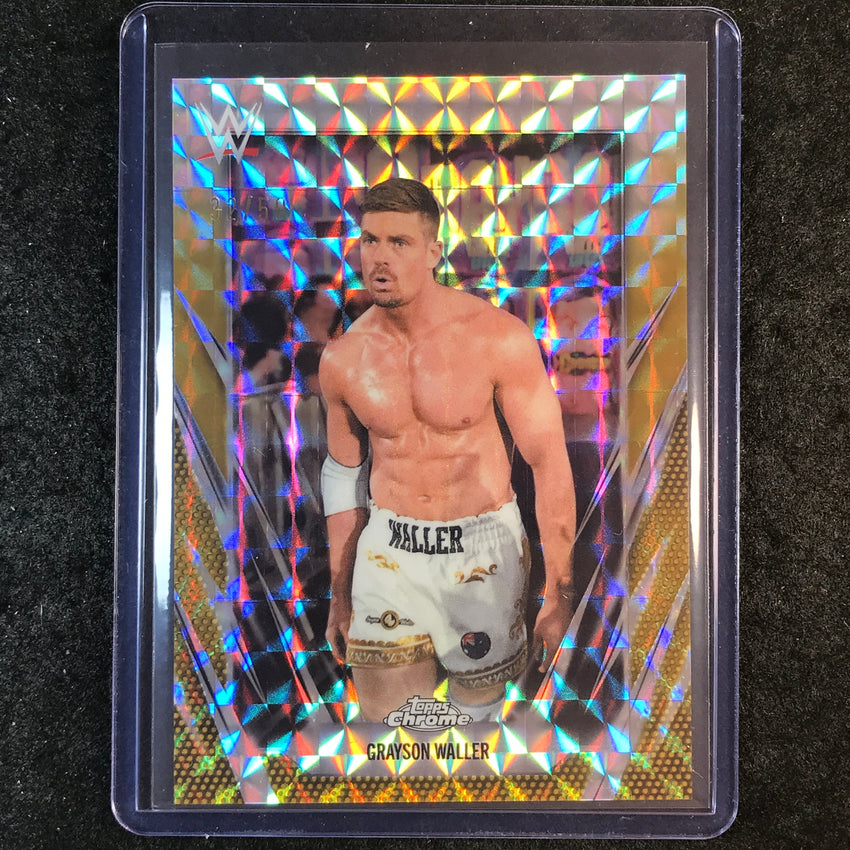 2026 Topps Chrome WWE GRAYSON WALLER Base Gold Geometric 32/50 #137