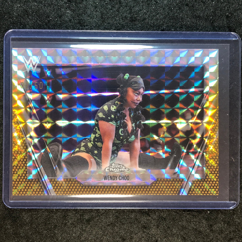 2026 Topps Chrome WWE WENDY CHOO Base Gold Geometric 32/50 #193