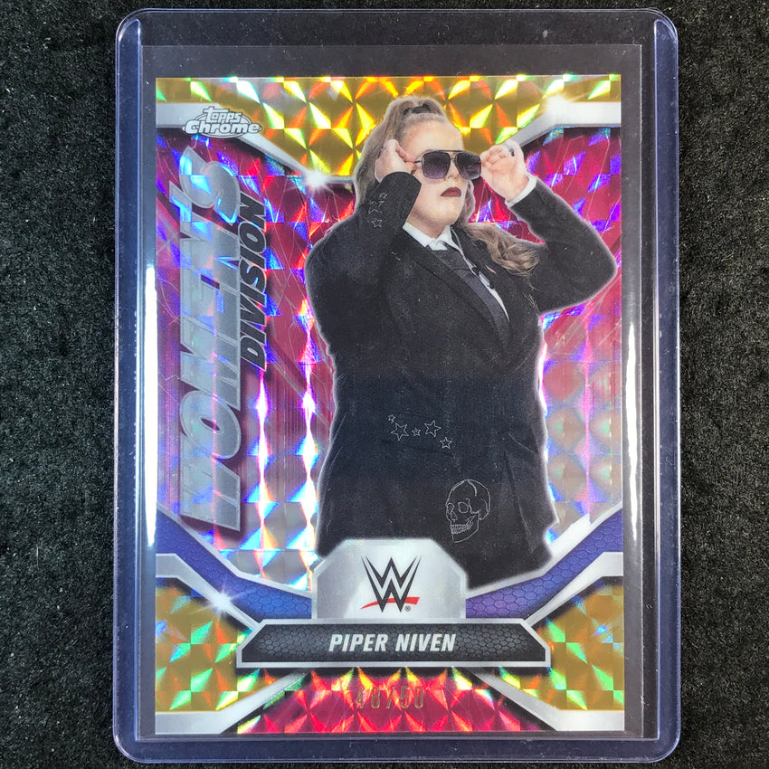 2026 Topps Chrome WWE PIPER NIVEN Women's Division Gold Geometric 48/50 #14