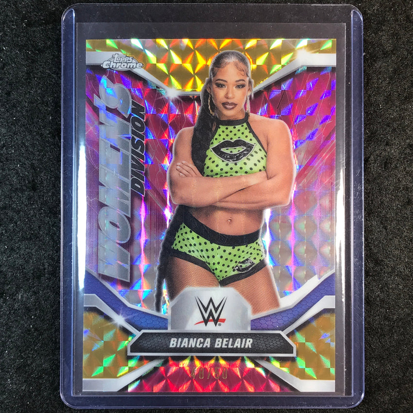 2026 Topps Chrome WWE BIANCA BELAIR Women's Division Gold Geometric 48/50 #15