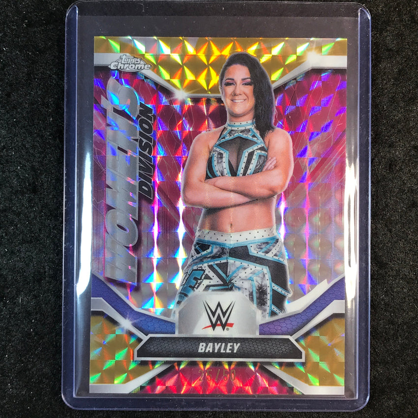 2026 Topps Chrome WWE BAYLEY Women's Division Gold Geometric 25/50 #24