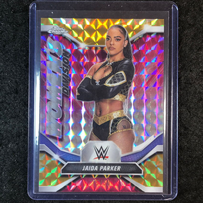 2026 Topps Chrome WWE JAIDA PARKER Women's Division Gold Geometric 15/50 #31