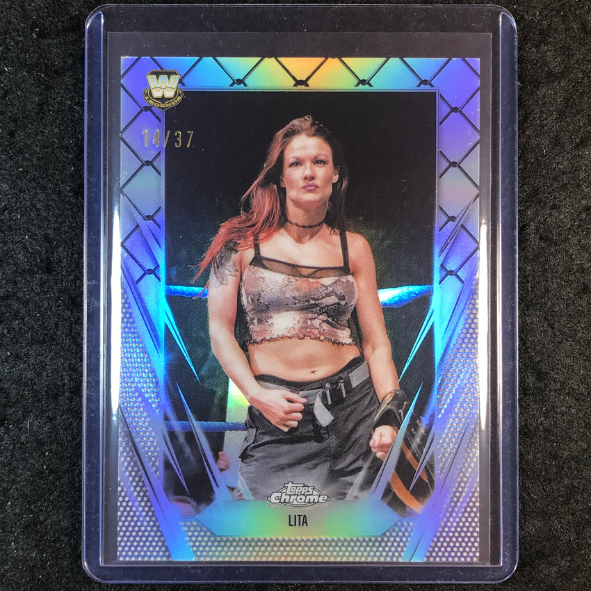 2026 Topps Chrome WWE LITA Base Steel Cage 14/37 #61