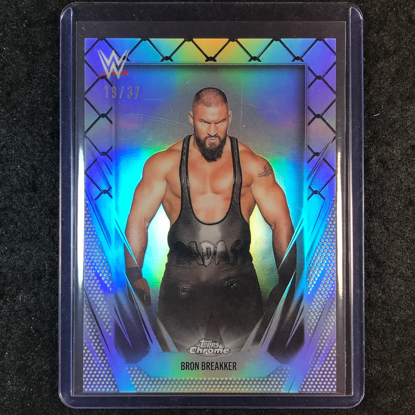 2026 Topps Chrome WWE BRON BREAKKER Base Steel Cage 19/37 #93