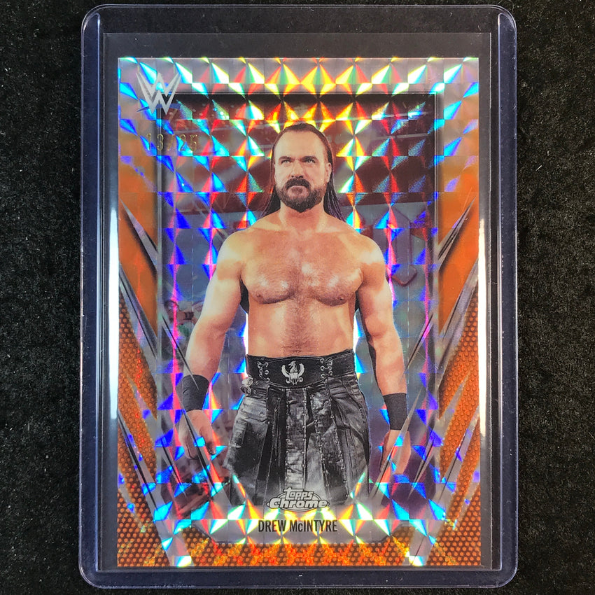2026 Topps Chrome WWE DREW MCINTYRE Base Orange Geometric 13/25 #96