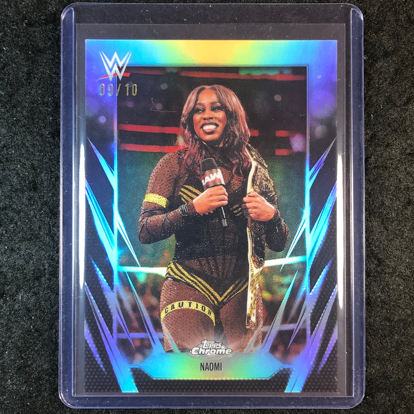 2026 Topps Chrome WWE NAOMI Base Black 9/10 #156