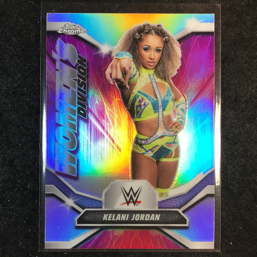 2026 Topps Chrome WWE KELANI JORDAN Women's Division Refractor #WDV-19