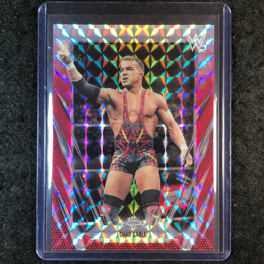 2026 Topps Chrome WWE CHAD GABLE Base Red Geometric 1/5 #58