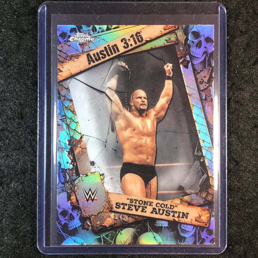 2026 Topps Chrome WWE "STONE COLD" STEVE AUSTIN Austin 3:16 SP #6