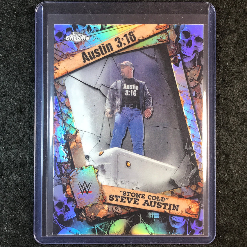 2026 Topps Chrome WWE "STONE COLD" STEVE AUSTIN Austin 3:16 SP #10