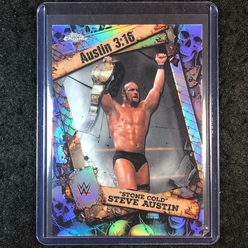 2026 Topps Chrome WWE "STONE COLD" STEVE AUSTIN Austin 3:16 SP #12