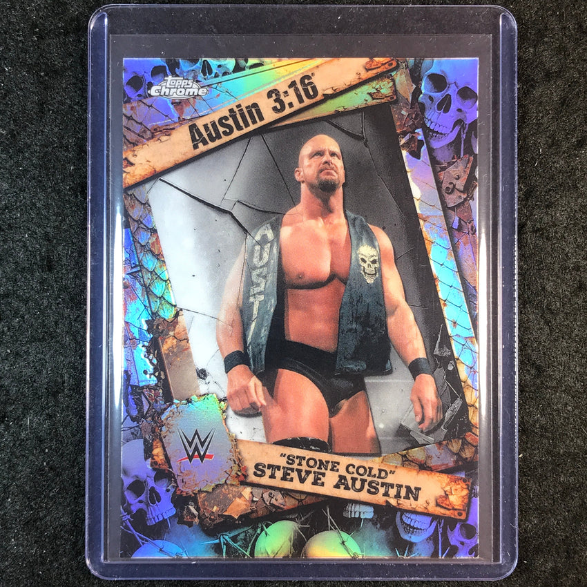 2026 Topps Chrome WWE "STONE COLD" STEVE AUSTIN Austin 3:16 SP #14