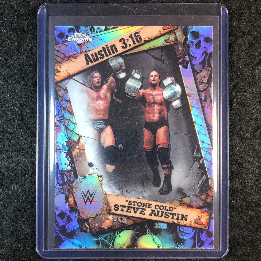2026 Topps Chrome WWE "STONE COLD" STEVE AUSTIN Austin 3:16 SP #15
