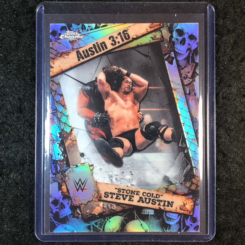 2026 Topps Chrome WWE "STONE COLD" STEVE AUSTIN Austin 3:16 SP #22