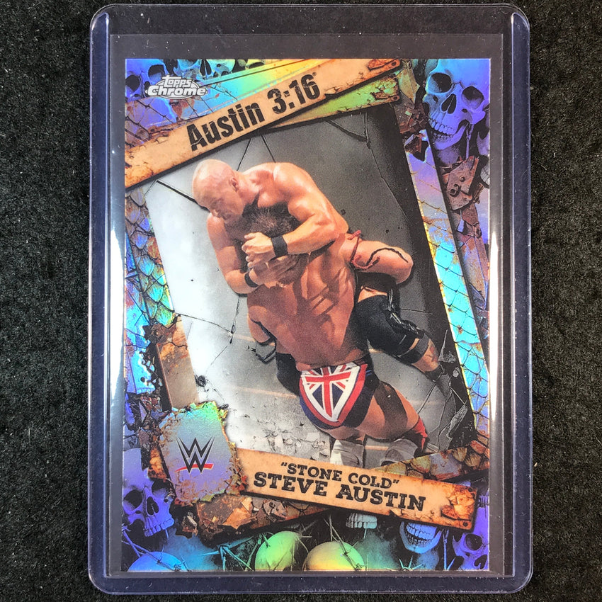 2026 Topps Chrome WWE "STONE COLD" STEVE AUSTIN Austin 3:16 SP #24