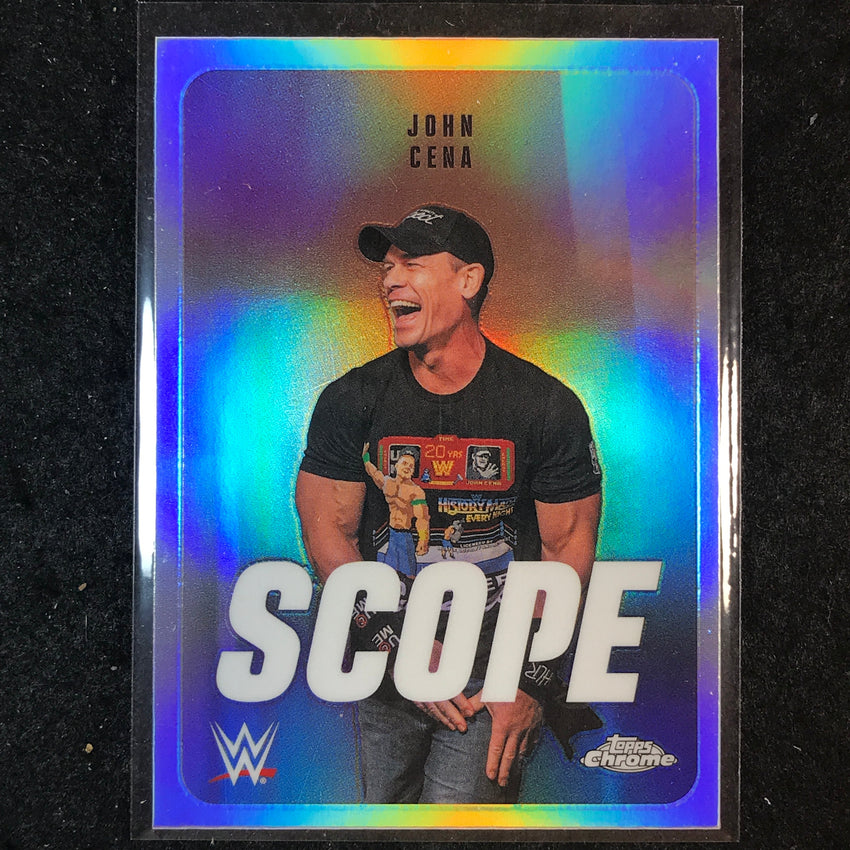 2026 Topps Chrome WWE JOHN CENA Scope Refractor #SCO-5