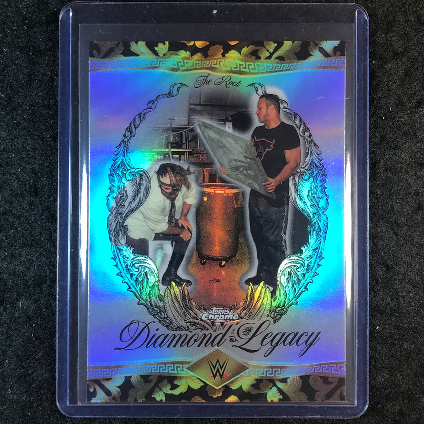 2026 Topps Chrome WWE THE ROCK Diamond Legacy #RDL-8