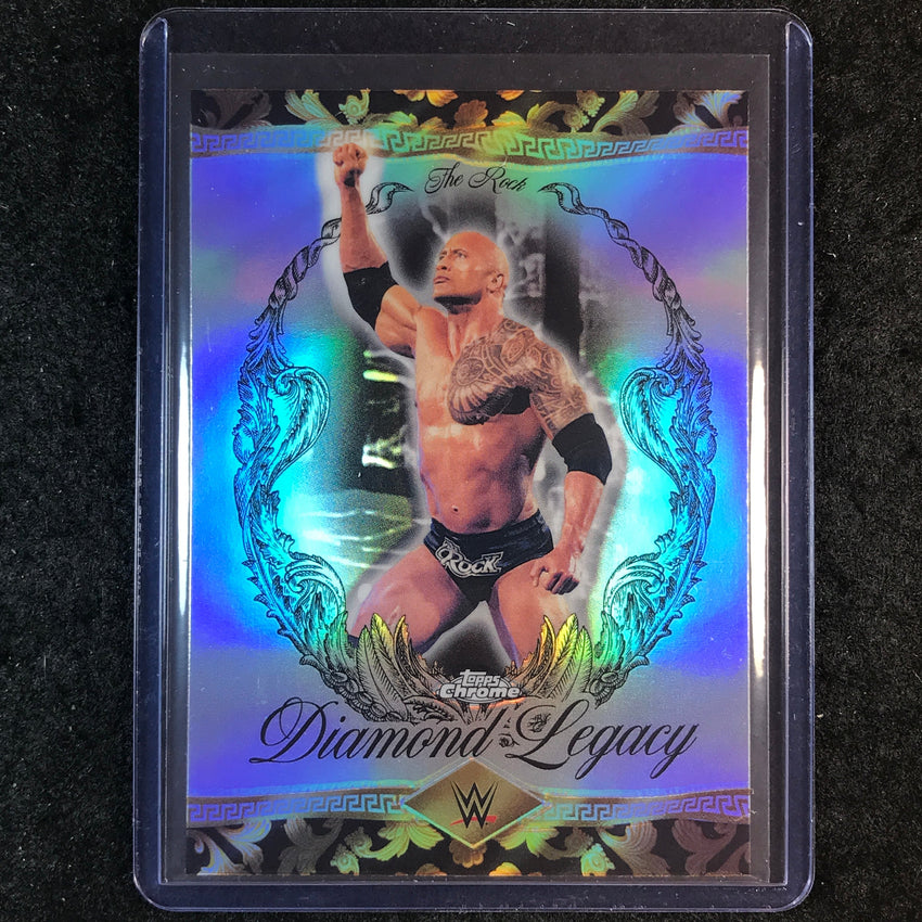 2026 Topps Chrome WWE THE ROCK Diamond Legacy #RDL-23