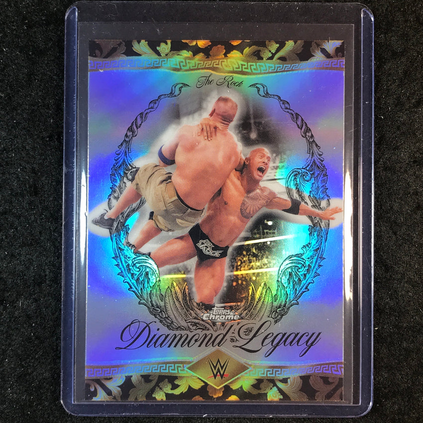 2026 Topps Chrome WWE THE ROCK Diamond Legacy #RDL-24