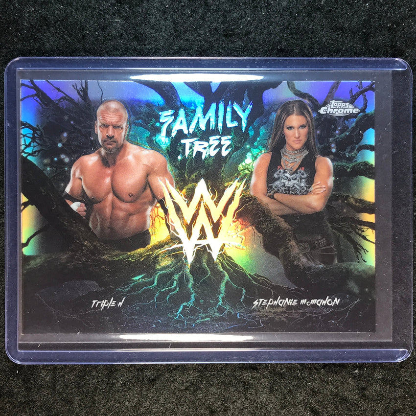 2026 Topps Chrome WWE TRIPLE H STEPHANIE MCMAHON Family Tree SP #FAM-HM