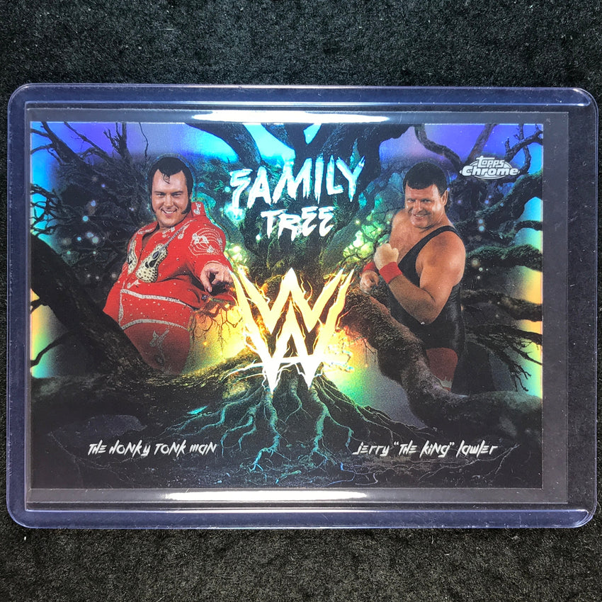 2026 Topps Chrome WWE HONKY TONK MAN JERRY LAWLER Family Tree SP #FAM-ML