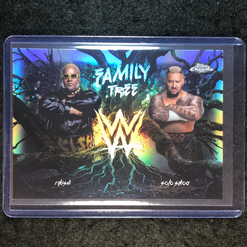 2026 Topps Chrome WWE RIKISHI SOLO SIKOA Family Tree SP #FAM-RS