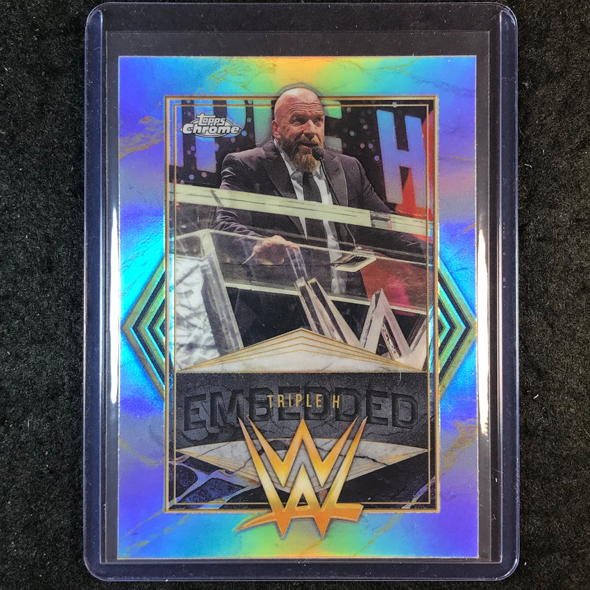 2026 Topps Chrome WWE TRIPLE H Embedded SP #EMB-1