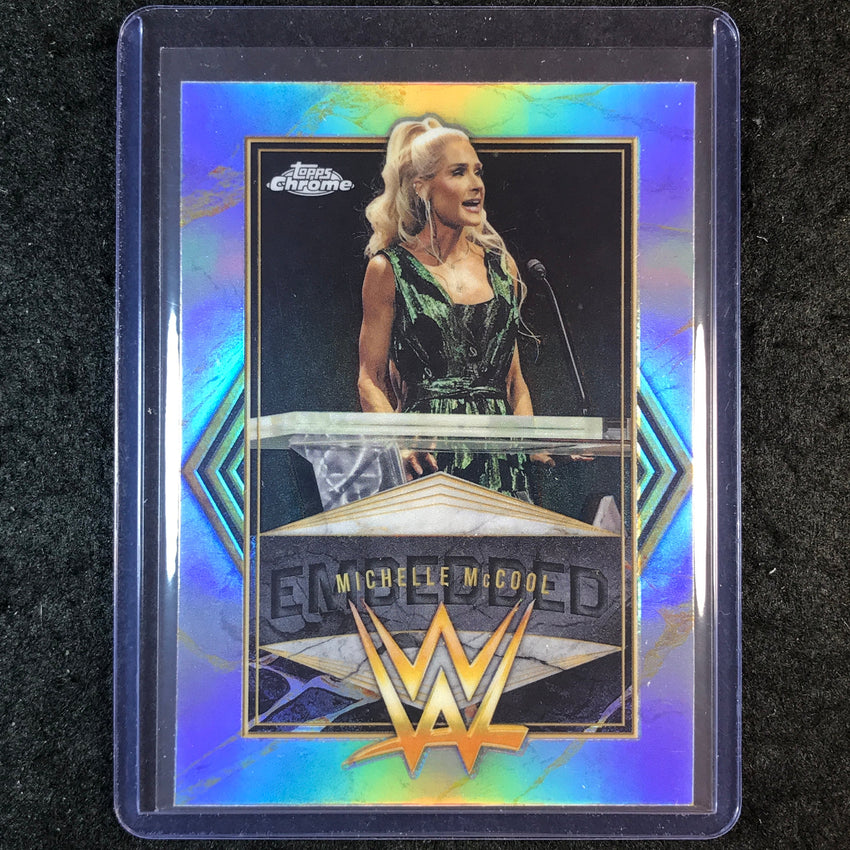 2026 Topps Chrome WWE MICHELLE MCCOOL Embedded SP #EMB-2