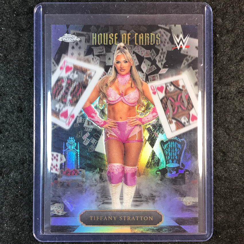 2026 Topps Chrome WWE TIFFANY STRATTON House of Cards SSP #HOC-6